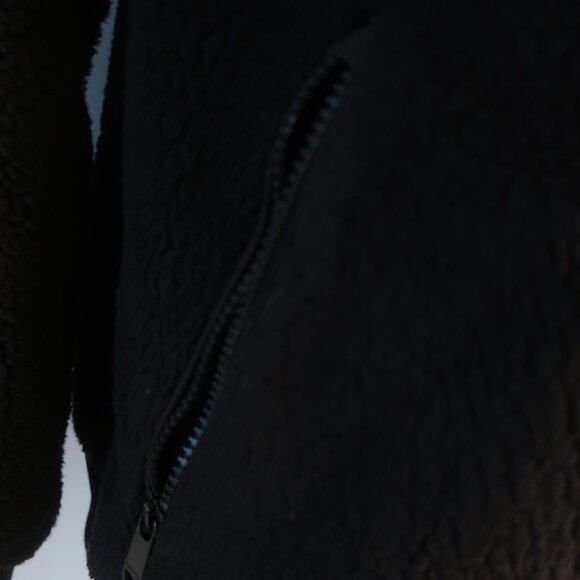 Womens Athleta Black Fleece Sherpa Jacket S/P - Picture 4 of 7